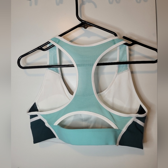 Reebok Classics Green Lux Racer Sports Bra - Picture 5 of 5